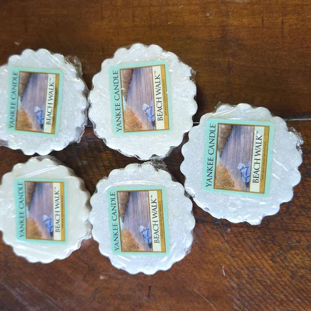 2 Yankee Candle Tarts BEACH WALK NEW 0.8 oz each